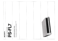 Sony PS-FL7 - Owners Manual 